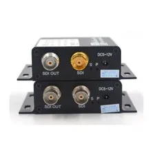 HD SDI Extender SDI Video Audio Over Fiber Optic Singlemode Single Fiber FC 20Km