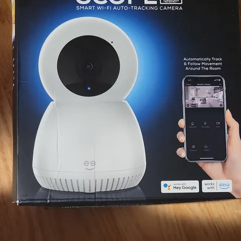 Geeni GN-CW037-199 Smart Wi-Fi Security Camera 1080p Google Alexa White