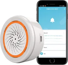 Zigbee Smart Siren Alarm: Wireless Alarm for Security & Automation, App Control,