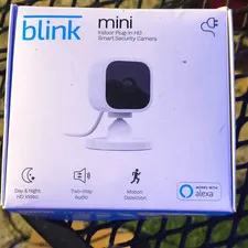 Blink Mini Indoor HD Wi-Fi Camera Day/Night Two-Way Motion Alexa White