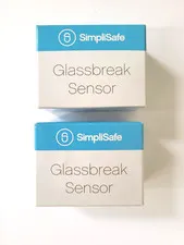 Lot of 2 SimpliSafe Glassbreak Detector Sensor GB1000 Generation 1 - New