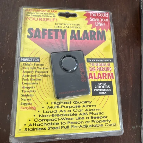 Multi Purpose Safety Alarm Up To 2 Hours Continuous Siren Ear Piercing Alarm NEW