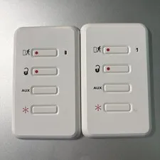 GE TX-3030-01-1 4-Button Flat Wall Wireless Touchpad Lot Of 2 Used