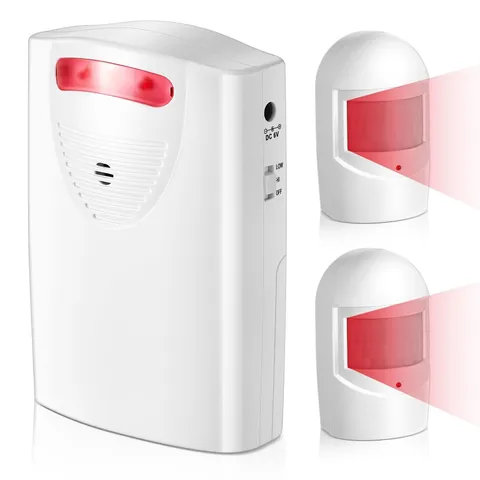 Qualirey Driveway Alarm Wireless Outside Motion Sensor Alarm with R... Fast Ship