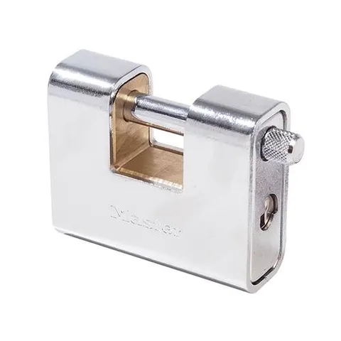 Master Lock Armoured 80mm Zinc Body Shutter Padlock MLK680