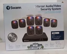 Swann 8 Camera Home Wired Enforcer Audio/Video Security System *SWDVK-846808MQB*