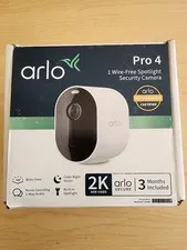 Arlo Pro 4 Spotlight Camera - 1 Pack - Wireless Security, 2K Video & HDR Color