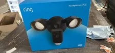 Ring Floodlight Cam Plus Wired Outdoor 1080p Wi-Fi Alexa Security Camera Black