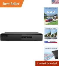 8 Channel 3K Lite Hybrid DVR for Efficient Home Security - No HDD Required