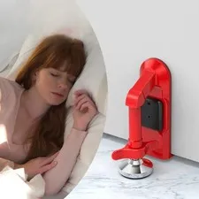 Portable Door Lock Security Alarm Travel Door Stopper Hotel Room Safety Device