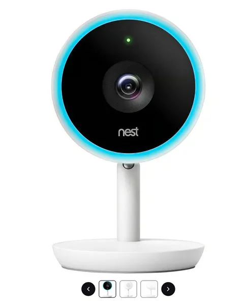 Nest NC3100US Cam IQ Indoor 1080p HD Wireless Security Camera - White