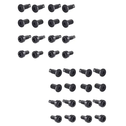Doorbell Screws, Replacement Security Screws Compatible 1/4 in, 1/8 Black