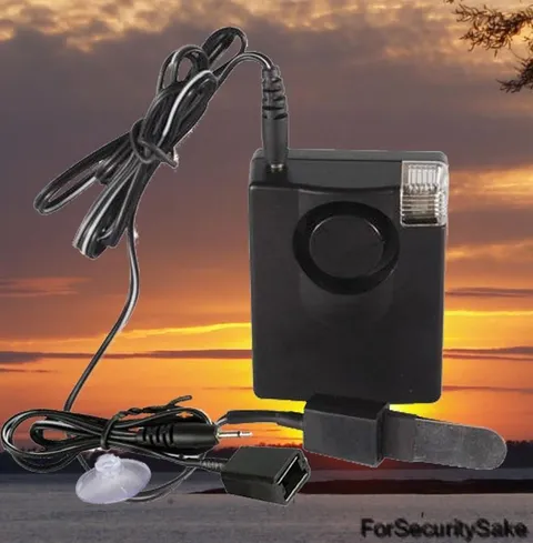 Personal Safety Water Level Door Window Walker Jogger Alarm W/ Flashing Light