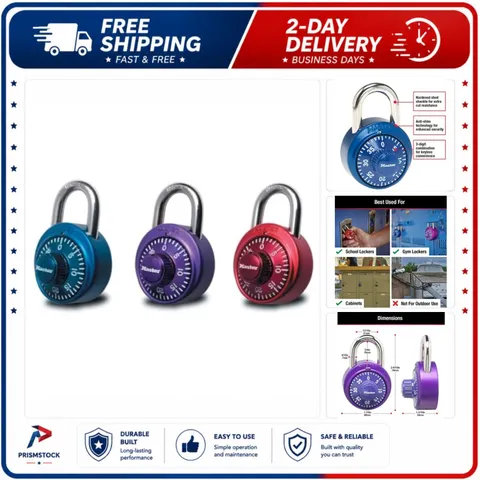 Master Lock Combination Padlock 1530DCM Locker Gym School Lock