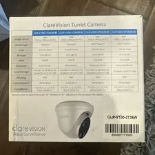 ClareVision 2MP IP Turret Camera - CLR-V100-2T36B White