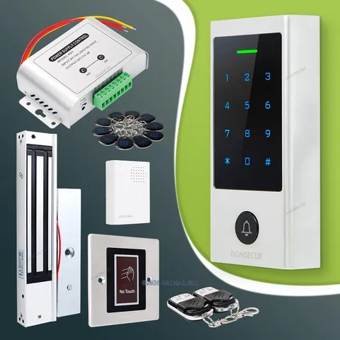 HOMSECUR Weatherproof IP66 APP WIFI Password RFID Access Control Anti-Tamper