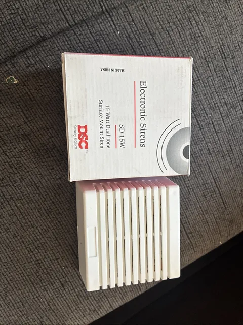 DSC Electronic Siren - SD 15W Watt Surface Mount Siren New Old Stock