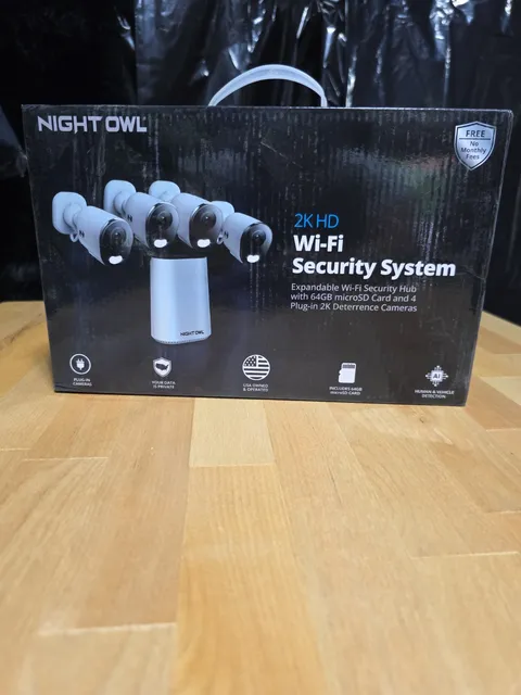 Night Owl 8-Channel 2K 64GB WiFi Recorder Security System FWR8-64GB-F44L