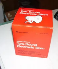 Radio Shack Safe House 49-488F Two Sound Electronic Siren Alarm Horn