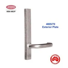 Lockwood 4805/70SC Exterior Plate-Square End Door Furniture-FREE POST