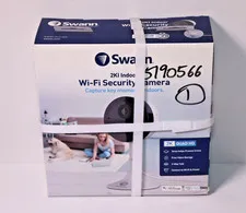 Indoor WIFI Security Camera Swann Heat & Motion Sensor 2 Way Audio Wide Angle A1