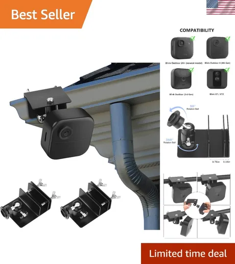 Gutter Mount for Blink Outdoor 2K+ / Outdoor 4 4th Gen / 3rd Gen & Blink XT /...