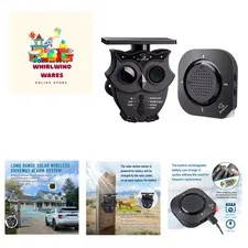 120dB Long Range Solar Motion Detector Alarm - Protect Your Property Smartly