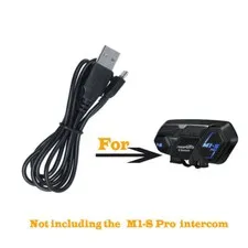 USB Power charging cable for Motorcycle Helmet Headset M1-S PRO Plus Air FX8 FX6
