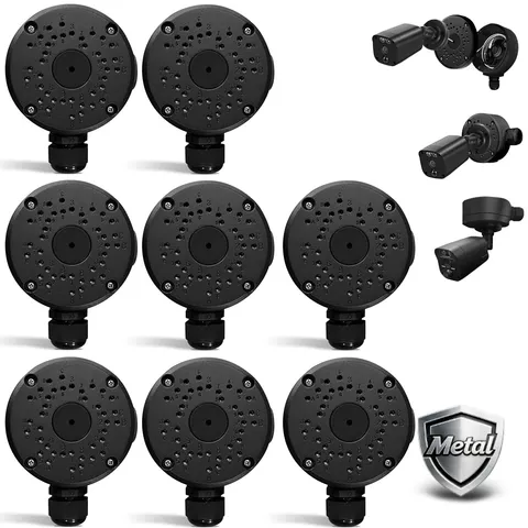 (Metal Aluminum & Waterproof) Junction Box Mount Bracket, Universal for Bulle...