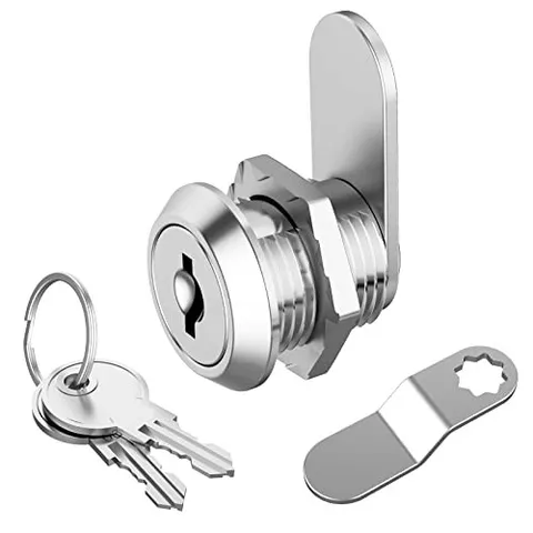 Jayseon Cabinet Locks with Key, Cam Lock 5/8" Keyed Alike Mailbox Locks for