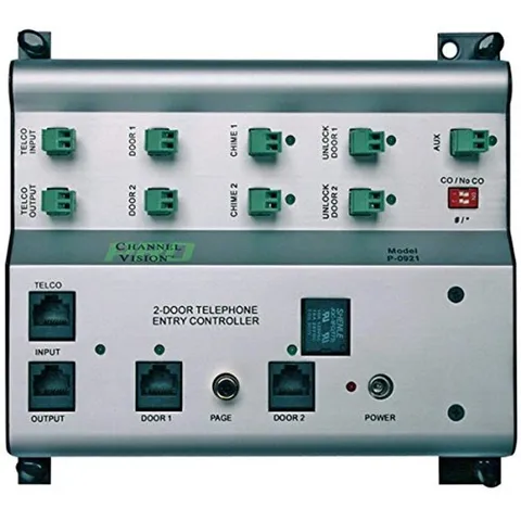 Channel Vision Telephone Entry Controller, 2-Doors (P-0921)