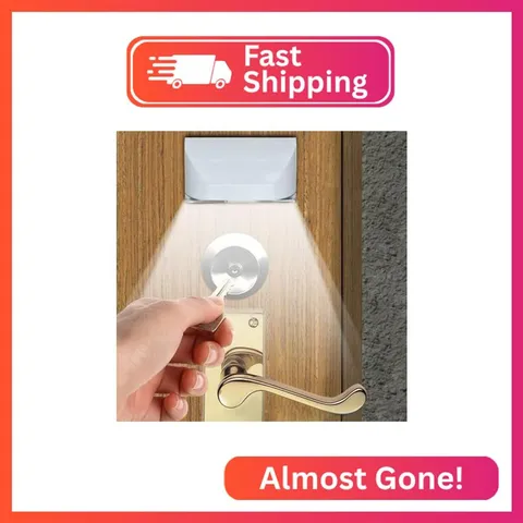 Home Keyhole Light by Battery Operated Auto Sensor Motion Detector Light with 4