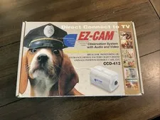 Ez-cam Observation System With Audio Video CCD-412 Direct Connect To TV NOS NIB