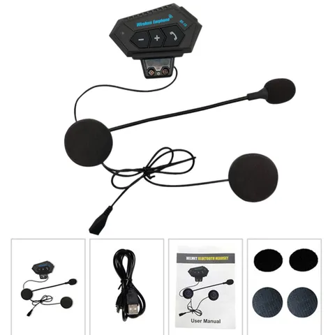 Bluetooth Helmet Headset Speaker Headphone for Motorcycle Motorbike Hands-free