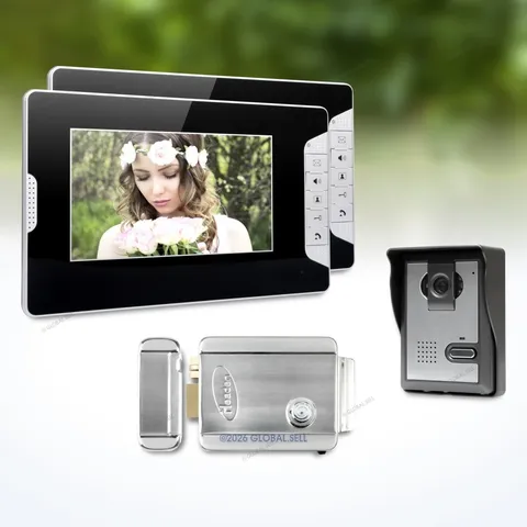 7inch Wired Video Door Entry Security Intercom with Mute Mode for Home Security