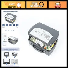 Digital Security Safe Box 0.08 Cu Ft with Keypad - Home Office, Travel & Jewelry