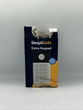 SimpliSafe Extra Keypad Model KPD301 / KP3W For Security Alarm System Damage Box
