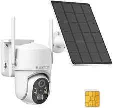 4G LTE Cellular Security Cameras Outdoor Global Version, No WiFi White