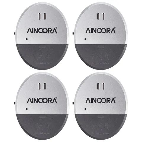 Window Alarms 4 Pack, 130dB Loud Glass Break Sensor & Vibration Alarm for Hom...