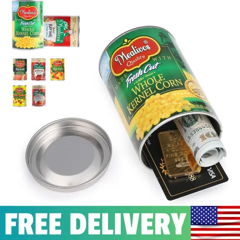 Fake Can Diversion Safe, Perfect For Hiding Storage Key, Cash, Jewelry, Card, Co