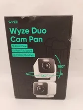 NEW Wyze Duo Cam Pan Dual Pan Tilt Color Night Vision Camera  Sealed!!