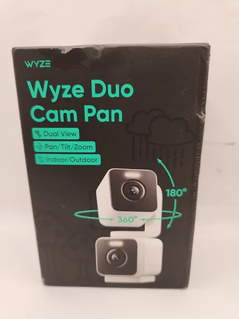 NEW Wyze Duo Cam Pan Dual Pan Tilt Color Night Vision Camera  Sealed!!