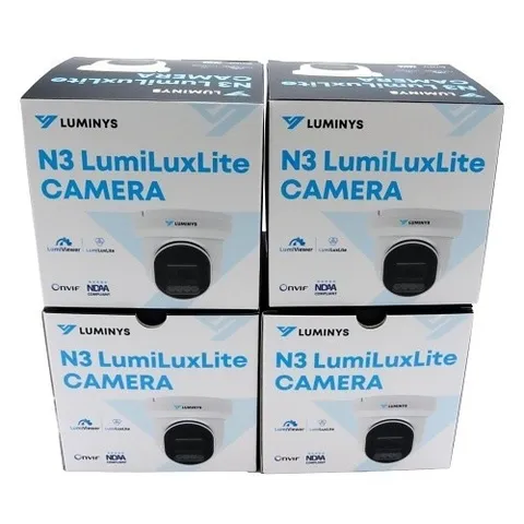 Luminys K54-4L1A2 4-Ch 5MP NVR 2TB HDD & 4x 5MP LumiLuxLite Turret Cameras NDAA