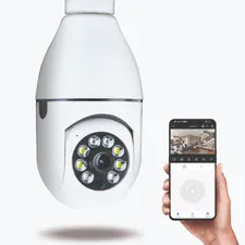 iN Wireless Home Security Camera Smart Bulb Security Camera Motion Detection
