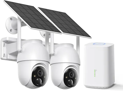 -4MP Security Cameras Wireless Outdoor (2-Cam-Kit), No Subscription Required, So