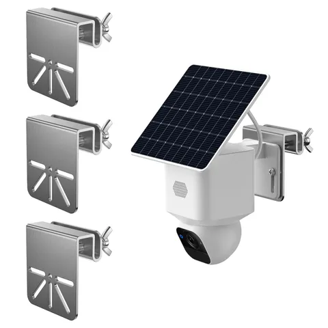 3 Pack Gutter Mount Bracket Compatible with Eufy Solocam S340/E30, No Drill I...