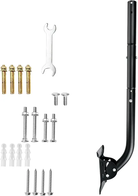 1-1/2" Universal Antenna Mount, 33" Long Heavy Duty Steel J Pole Adjustable M...
