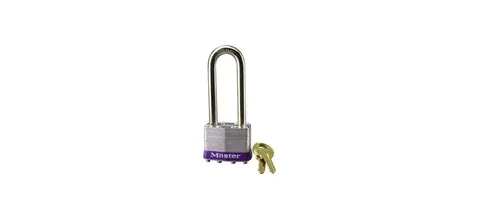 Padlock 1DLJ 1-3/4" W Laminated Steel Ball Bearing Locking Silver