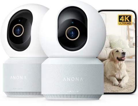 4K UHD Indoor Camera, Pet/Dog/Baby Security Camera with Phone App, 360°Pan-Ti...