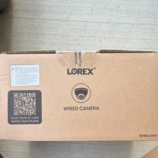 Lorex E851AD 4K IP/Network PoE Wired Vandal Proof Dome Camera, White (8 Cameras)